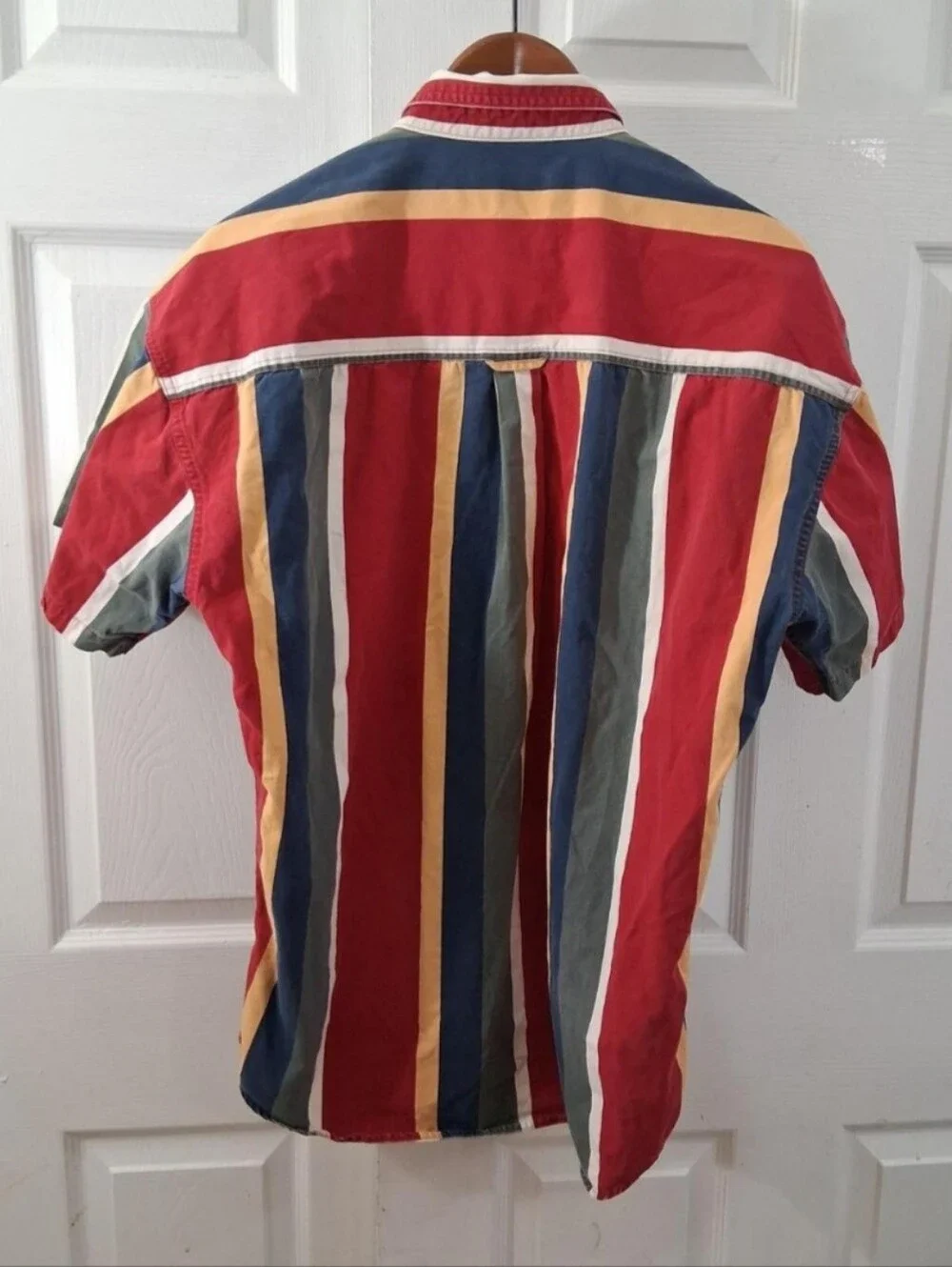 VTG Chaps Ralph Lauren Striped Colorblock Shirt L